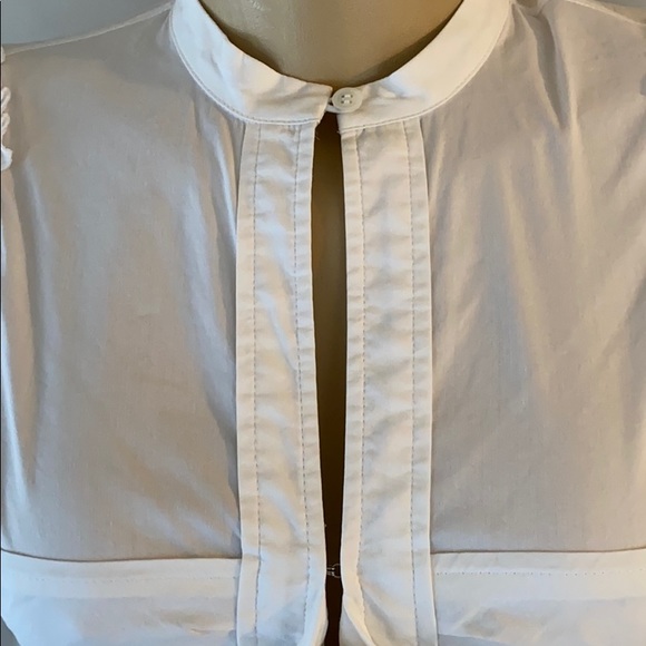BCBG white shirt with bow - Picture 3 of 8